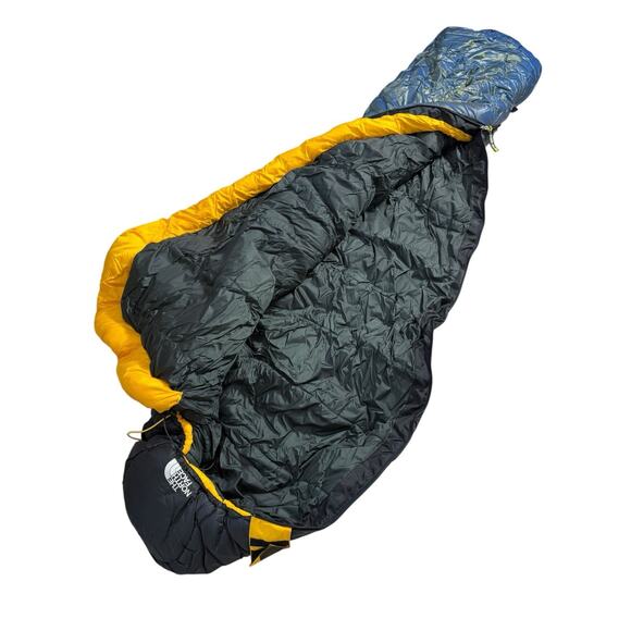 The North Face Cat's Meow 3D Sleeping Bag - Blue Long Right - Picture 7 of 11
